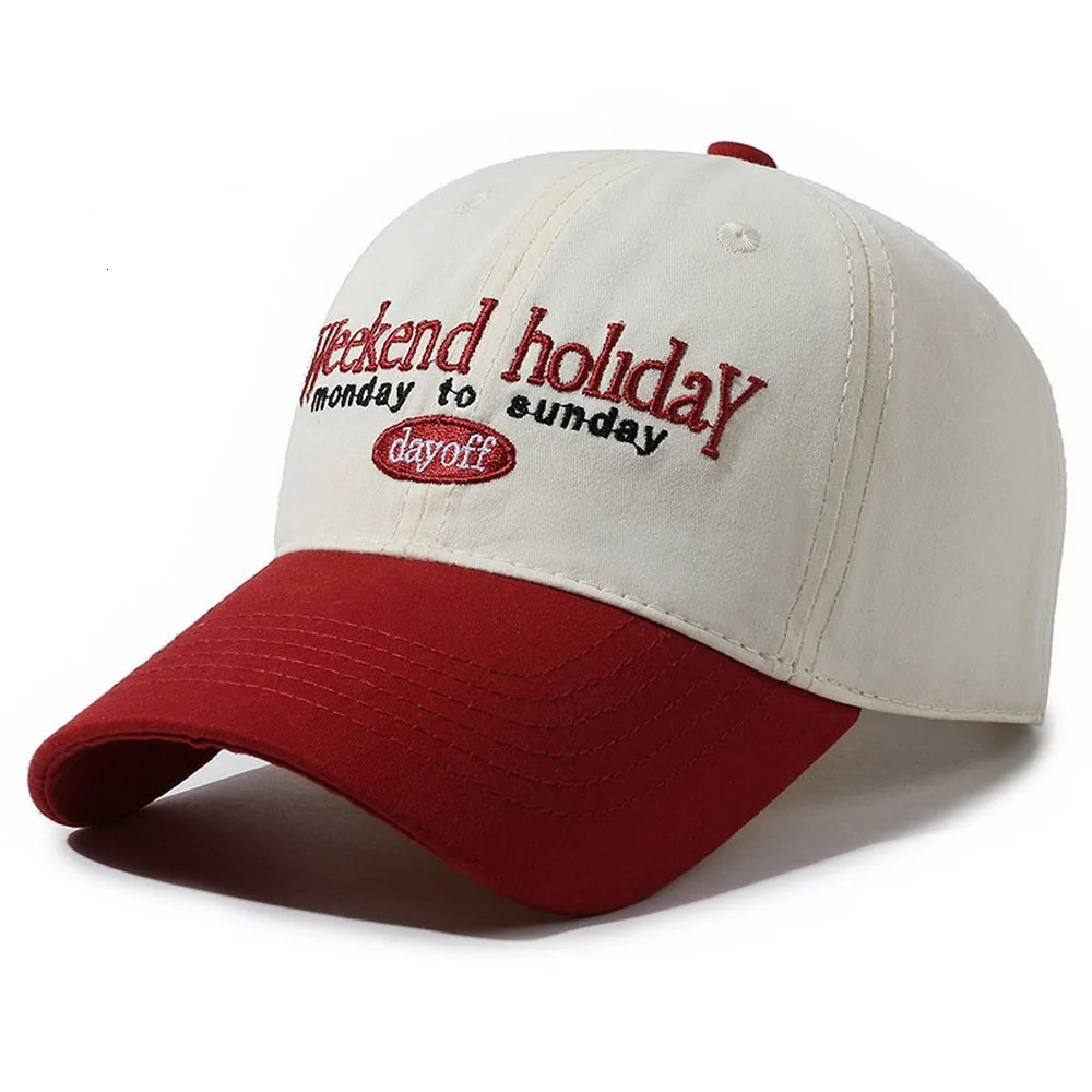 Spring And Autumn Women Baseball Caps Dome Cotton Hats 5660cm MultiColor Brim Embroidery Patterns Weekend Leisure Sports 240103