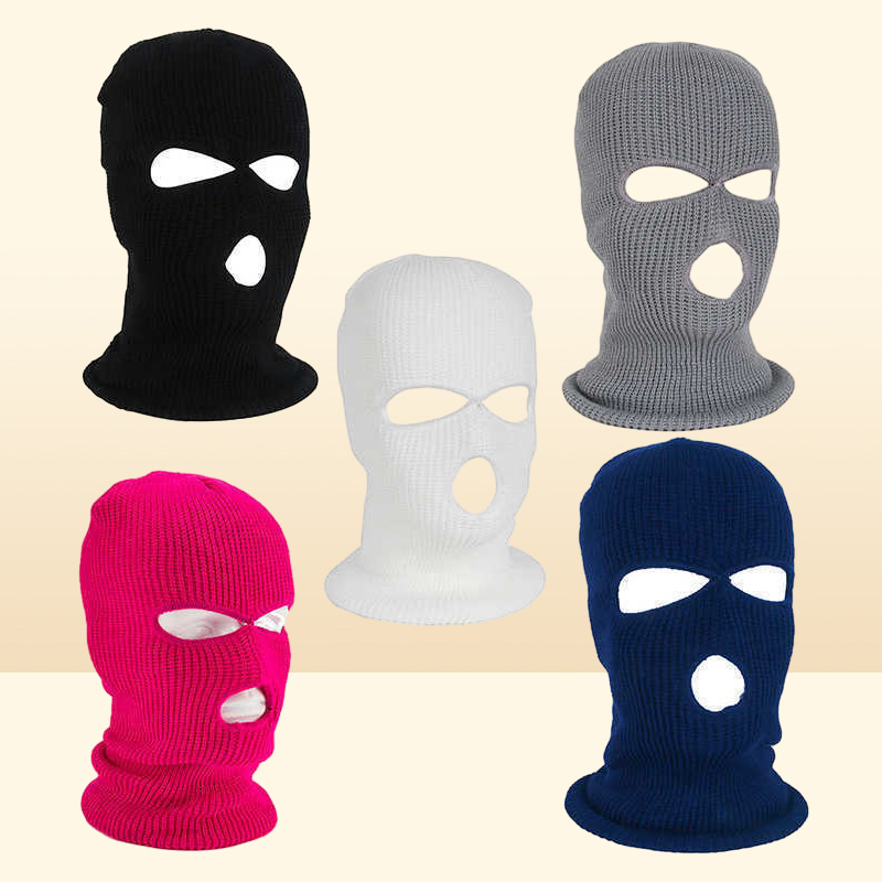 Cycling Caps Masks Dome Cameras Outdoor Balaclavas Full Face Cover Mask Warm Mask Autumn Robber Cool Knitted Men Head Neck Cycling