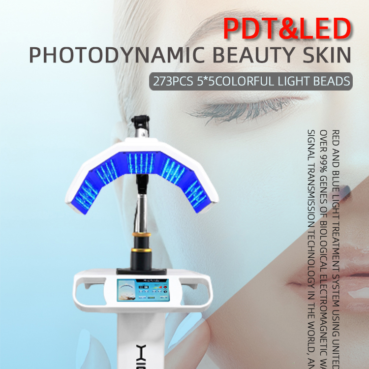Phototherapy Bio-light 273 Beads 7 Colors LED Skin Laxity Improvement Face Firming Photodynamic Therapy Pore Shrinking Scalp Care Instrument