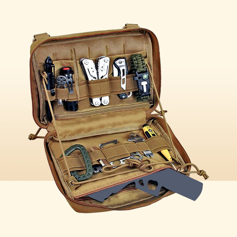 Outdoor Gadgets Pouch Bag Tactical Emergency Pack Camping Hunting Accessories Utility Multi-tool Kit
