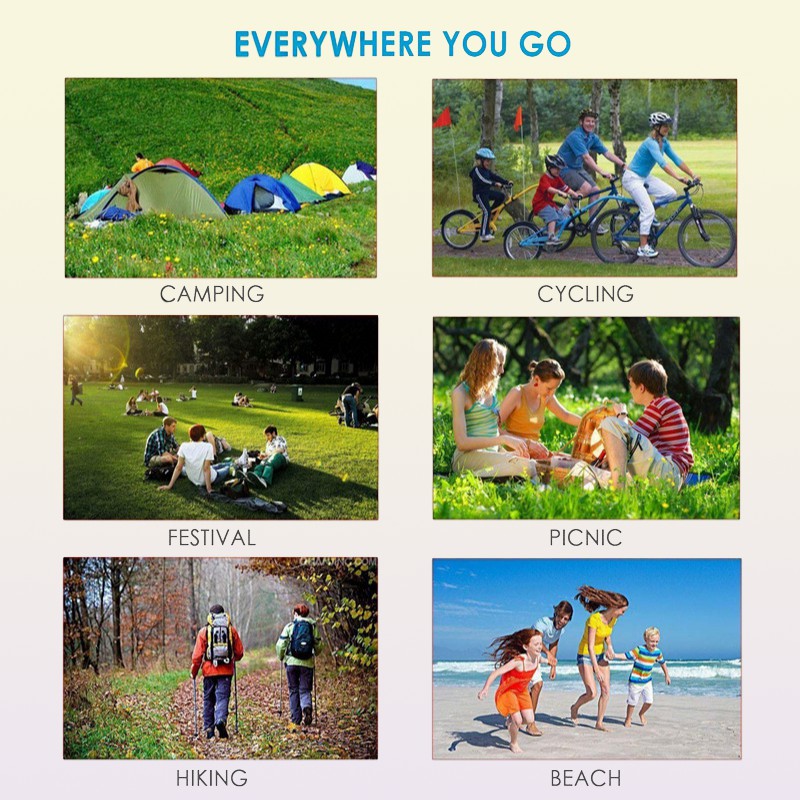 Camping Mat Waterproof Beach Blanket Outdoor Portable Picnic Ground Mat Mattress Outdoor Camping Picnic Mat blanket