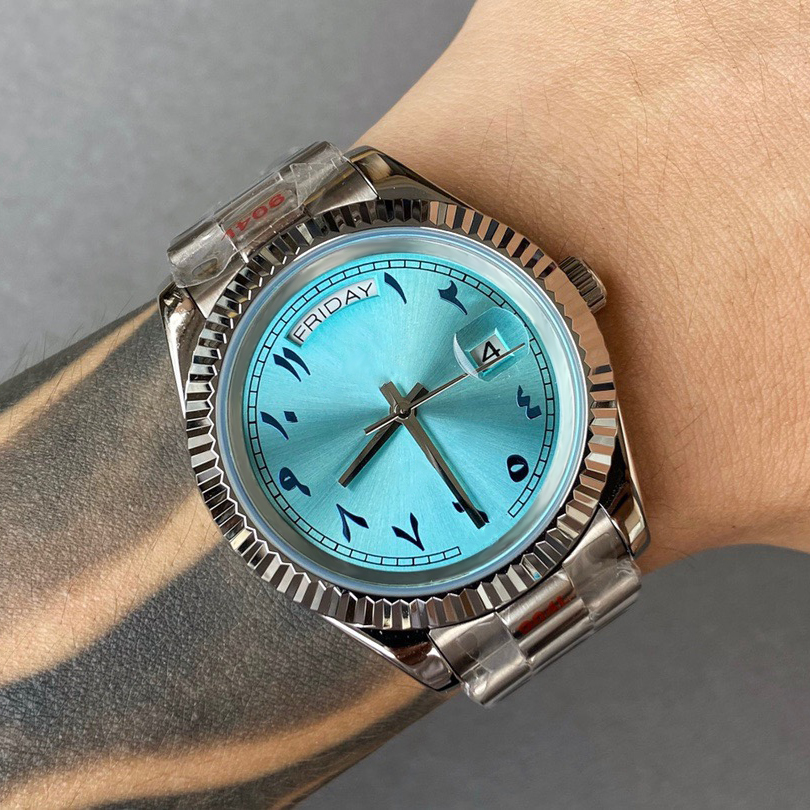 Designer Mens Watch 41MM daydate relojes high quality automatic mechanical movement watch 904L stainless steel fashion watch with Box