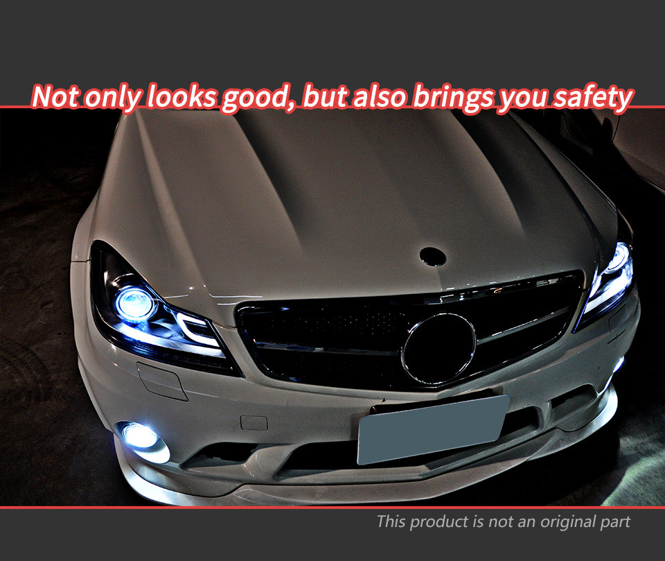 Car Light for BENZ W204 LED Daytime Running Headlight 2011-2013 Turn Signal High Beam Head Lamp