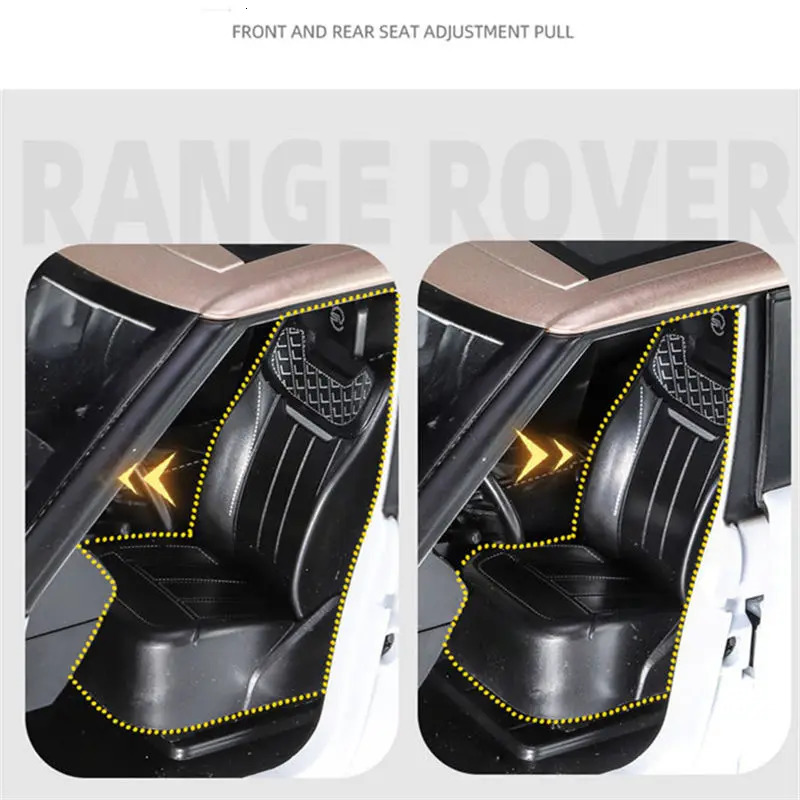 1/18 Land Range Rover SUV Alloy Car Model Diecast Metal Off-road Vehicle Car Model Sound and Light Simulation Kids Toy Gift 240103