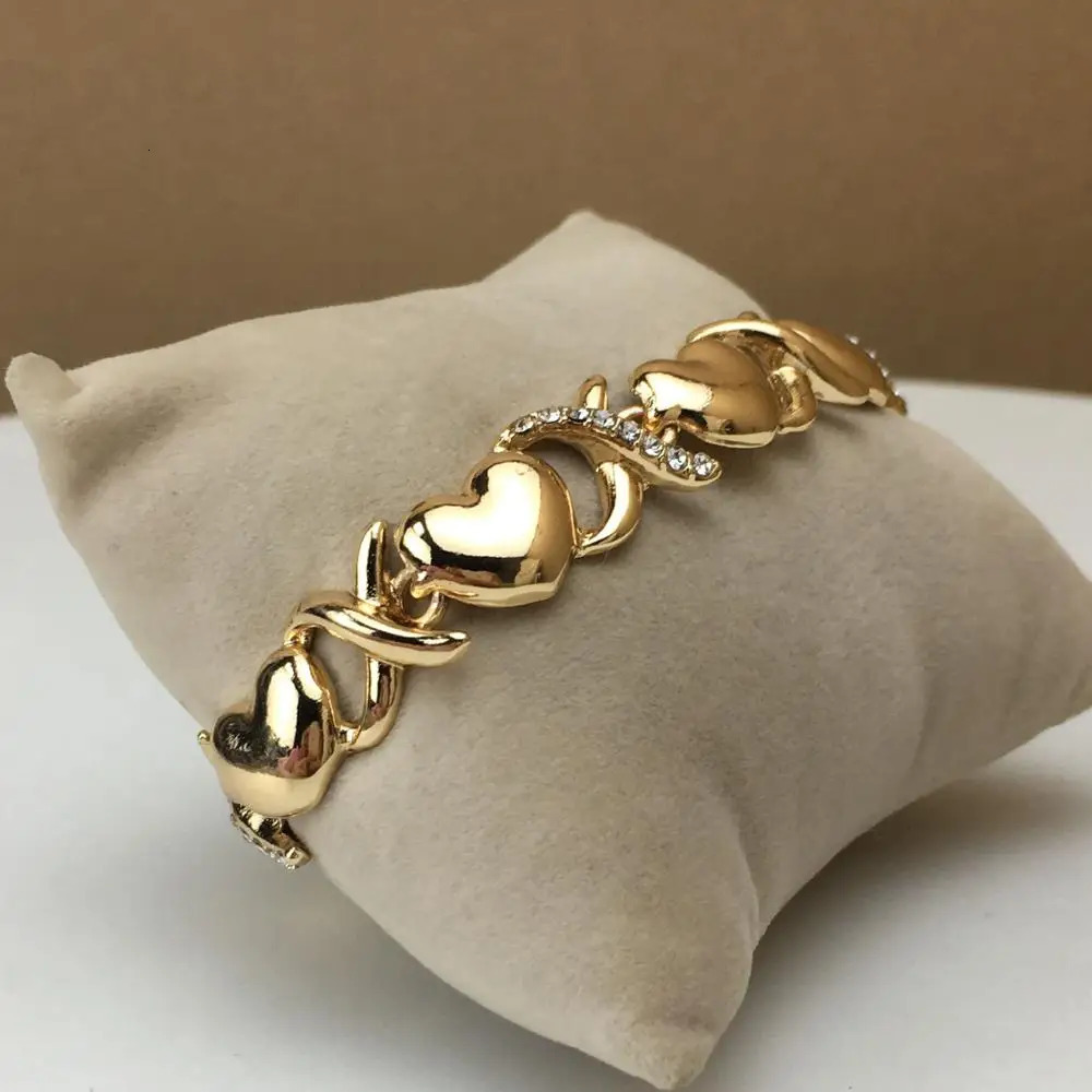 Yuminglai Heart Jewelry Hugs and Kisses Jewelry XOXO Jewelry African Fashion Jewelry for Women FHK10242 240103