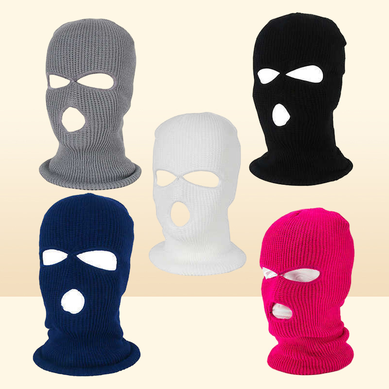 Cycling Caps Masks Dome Cameras Outdoor Balaclavas Full Face Cover Mask Warm Mask Autumn Robber Cool Knitted Men Head Neck Cycling
