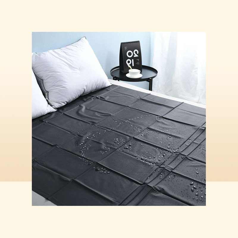 Waterproof Bed Sheet PVC Plastic Adult Sex Sexy Game Hypoallergenic Mattress Cover Full Queen King Bedding 2207081204991