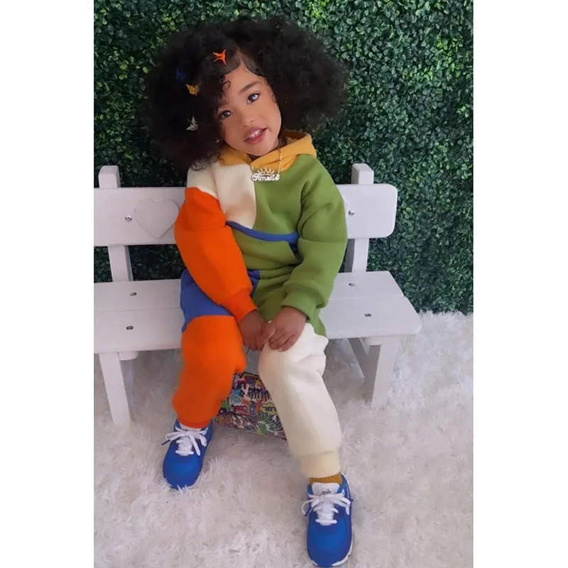 1to7Y Toddler Baby Girl Boy Clothes 2pcs Sets Infants Costume For Kids HoodiesSweatpants Chrismas Party Chirldren Set 240104