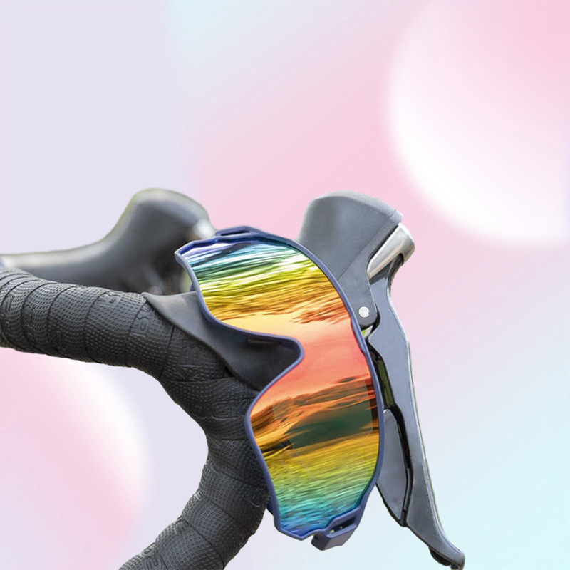 Outdoor Eyewear ROCKBROS Bicycle Pochromic Sunglasses Polarized Cycling Glasses UV400 Discoloration Bike Eyewear Equipment for