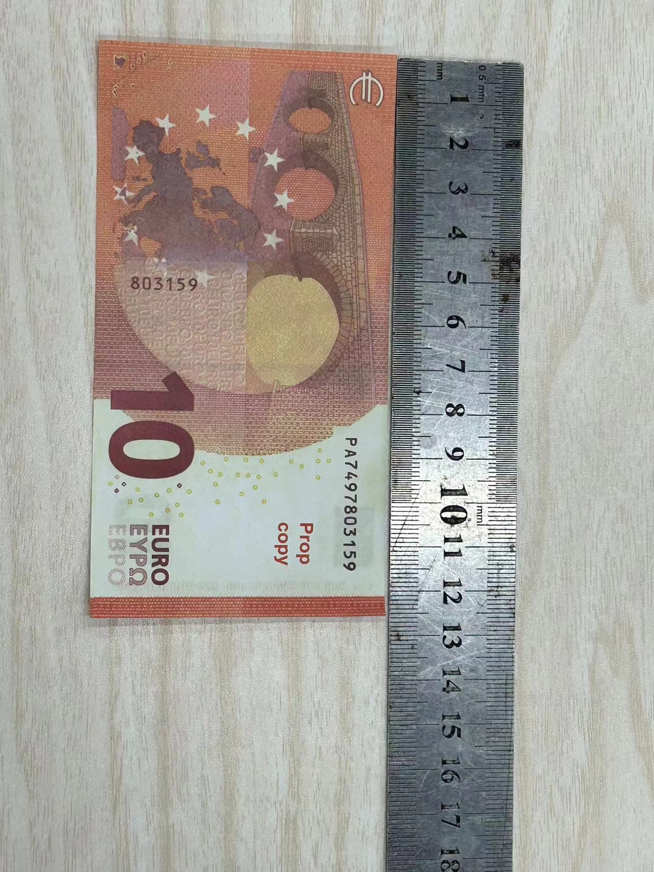 Copy Money Actual 1:2 Size Party Supplies Fake Banknote 10 20 50 100 200 500 Euros Realistic Xodao