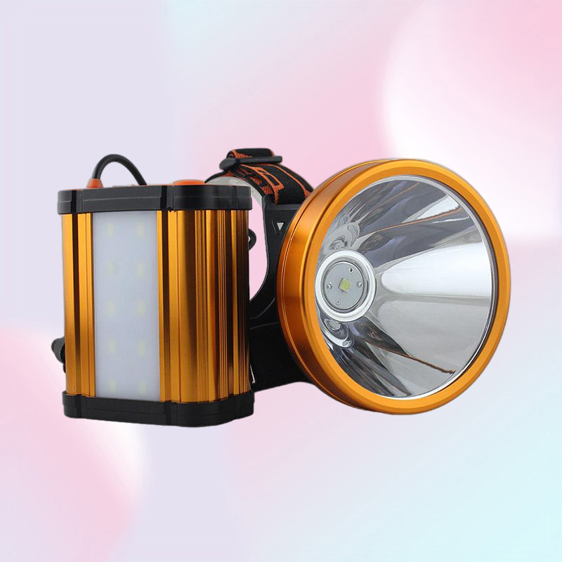 Headlamps Super Bright Headlight Strong Light Power Bank Waist Hanging HeadMounted Rechargeable Miner39s Lamp Durable
