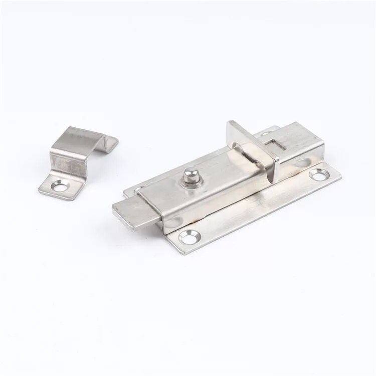 3/4inch Stainless Steel Spring Door Bolt Wooden Plastic Steel Window Lock Buckle Furniture Cabinet Latch DIY Household Hardware Part