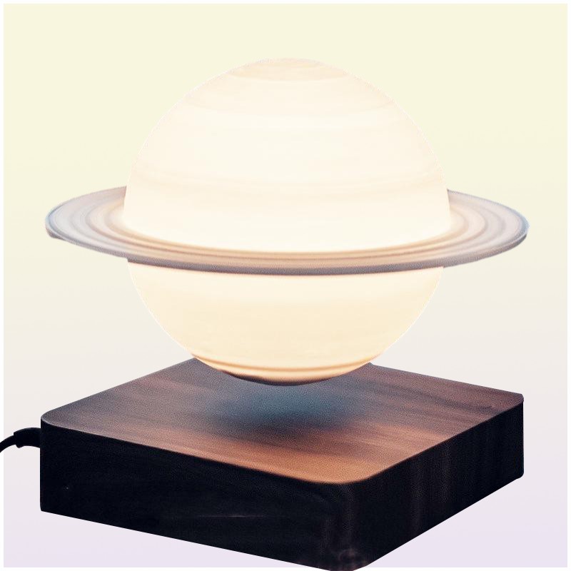 Novelty Items Levitation Moon Lamp Night Light Creative 3D Magnetic Rotating Christmas Led Floating Home Decoration Holiday Gift6336094