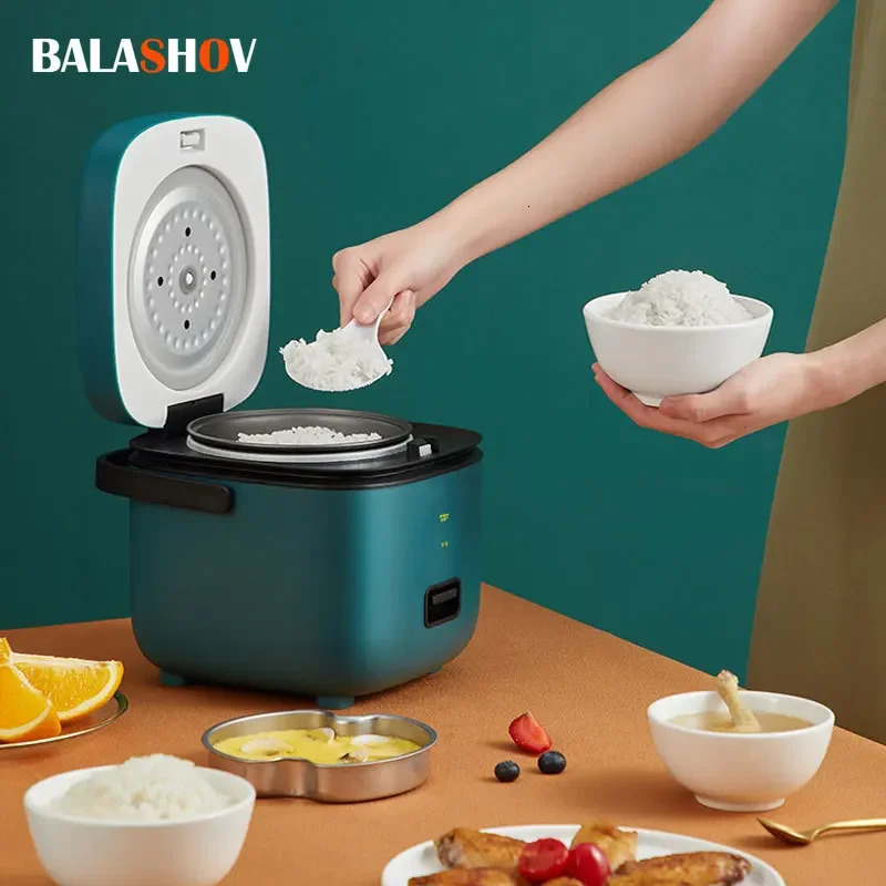 Mini Electric Rice Cooker Intelligent Automatic Household Kitchen 12 People Small Food Warmer Steamer 12L 240104