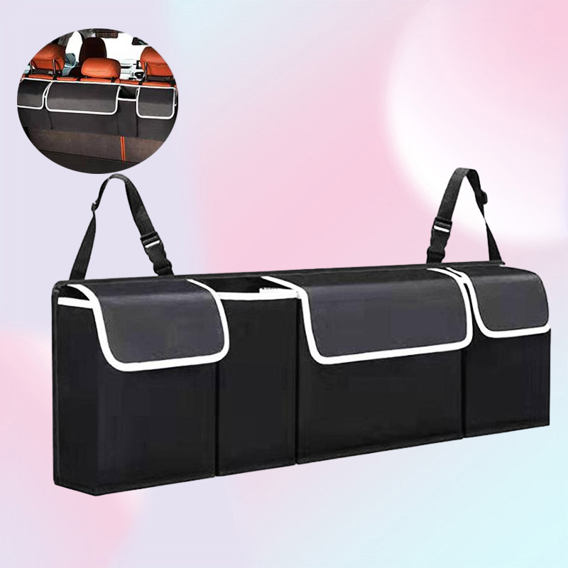 2025 new Car Organizer Universal Seat Storage Box Multifunction Backseat 4 Bag High Capacity Trunk Auto Back Interior Accesories Stuff865302