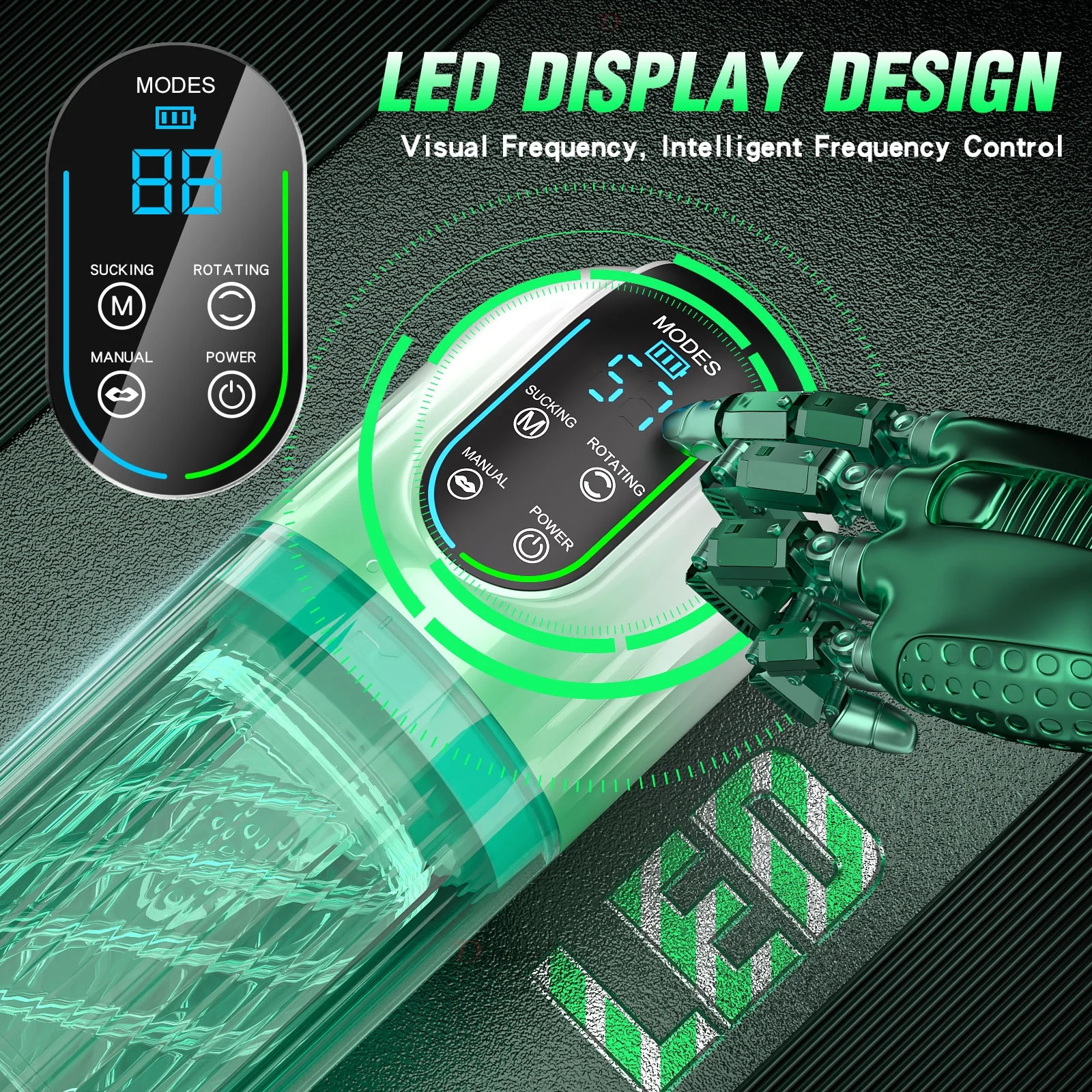 Automatic Male Masturbator Cup LED Display Sucking Vibration Blowjob Real Vagina Pocket Adults Sex Machines Toys For Men Man 240105