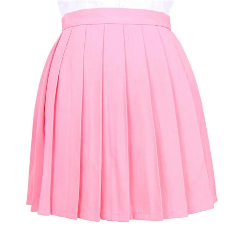 Japanese pleated Cos Macarons high waisted women's clothing Kawaii women's clothing South Korean Harajuku women's clothing 231229