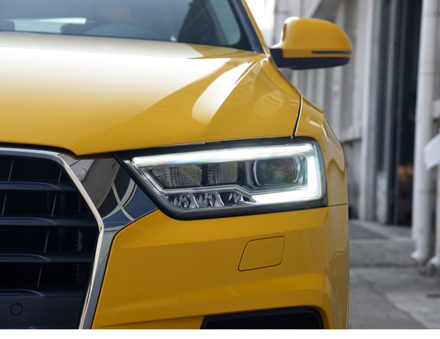 Car Head Lamp for Audi Q3 LED Daytime Running Light 2016-2018 Dynamic Turn Signal Headlight Automotive Accessories