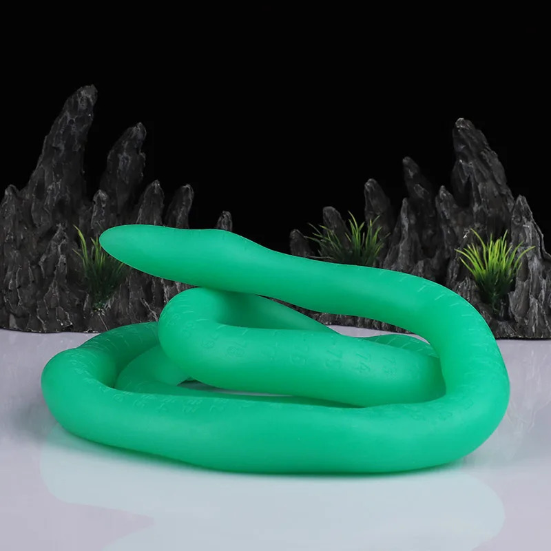 1.2M Super Long Soft Snake Anal Plug White Buttplug Gay Lesbian Prostate Massager Anus Butt Penis Sex Toys for Man Woman Couples 240105