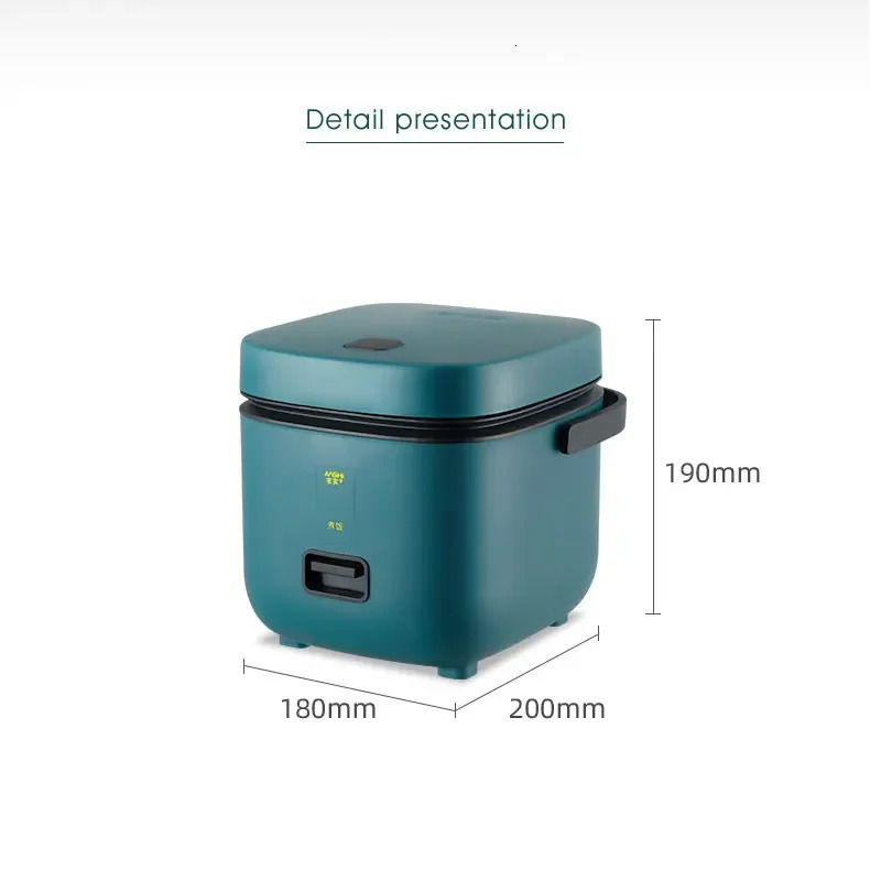 Mini Electric Rice Cooker Intelligent Automatic Household Kitchen 12 People Small Food Warmer Steamer 12L 240104