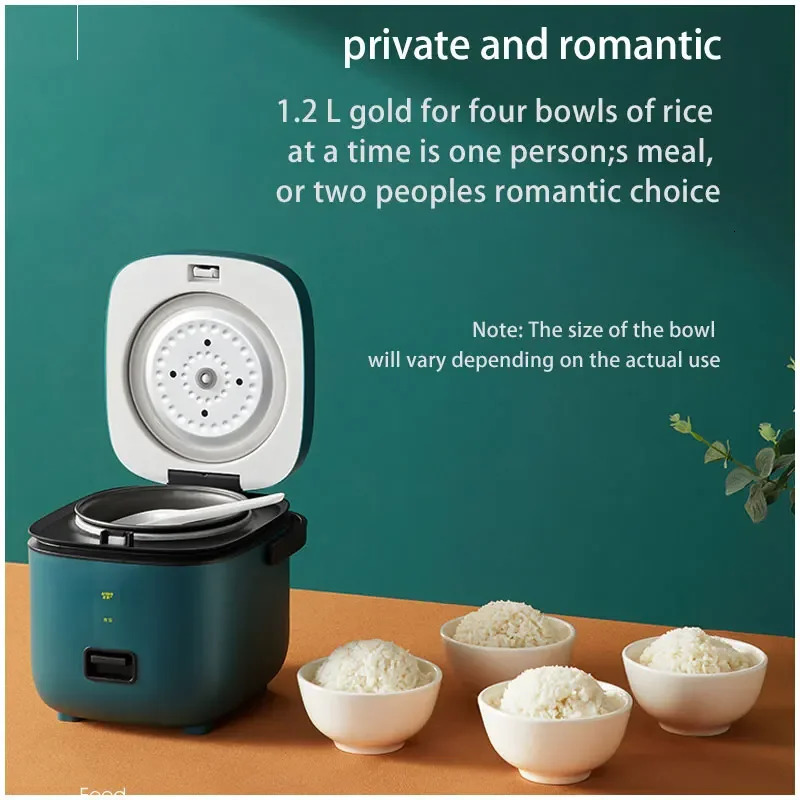 Mini Electric Rice Cooker Intelligent Automatic Household Kitchen 12 People Small Food Warmer Steamer 12L 240104