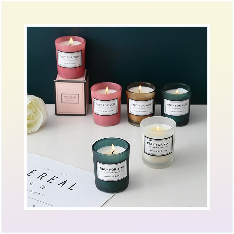 Candles Party Aroma Christmas Candle Bulk Scented Wedding Halloween With Lid Creative Bougie Parfumee Home Decoration BD50LZ9514770