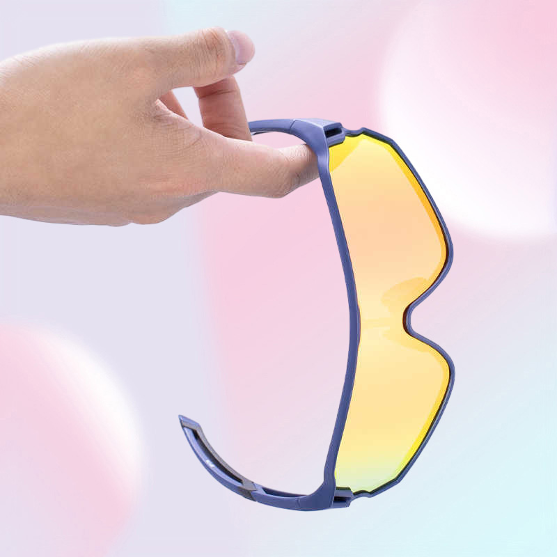 Outdoor Eyewear ROCKBROS Bicycle Pochromic Sunglasses Polarized Cycling Glasses UV400 Discoloration Bike Eyewear Equipment for