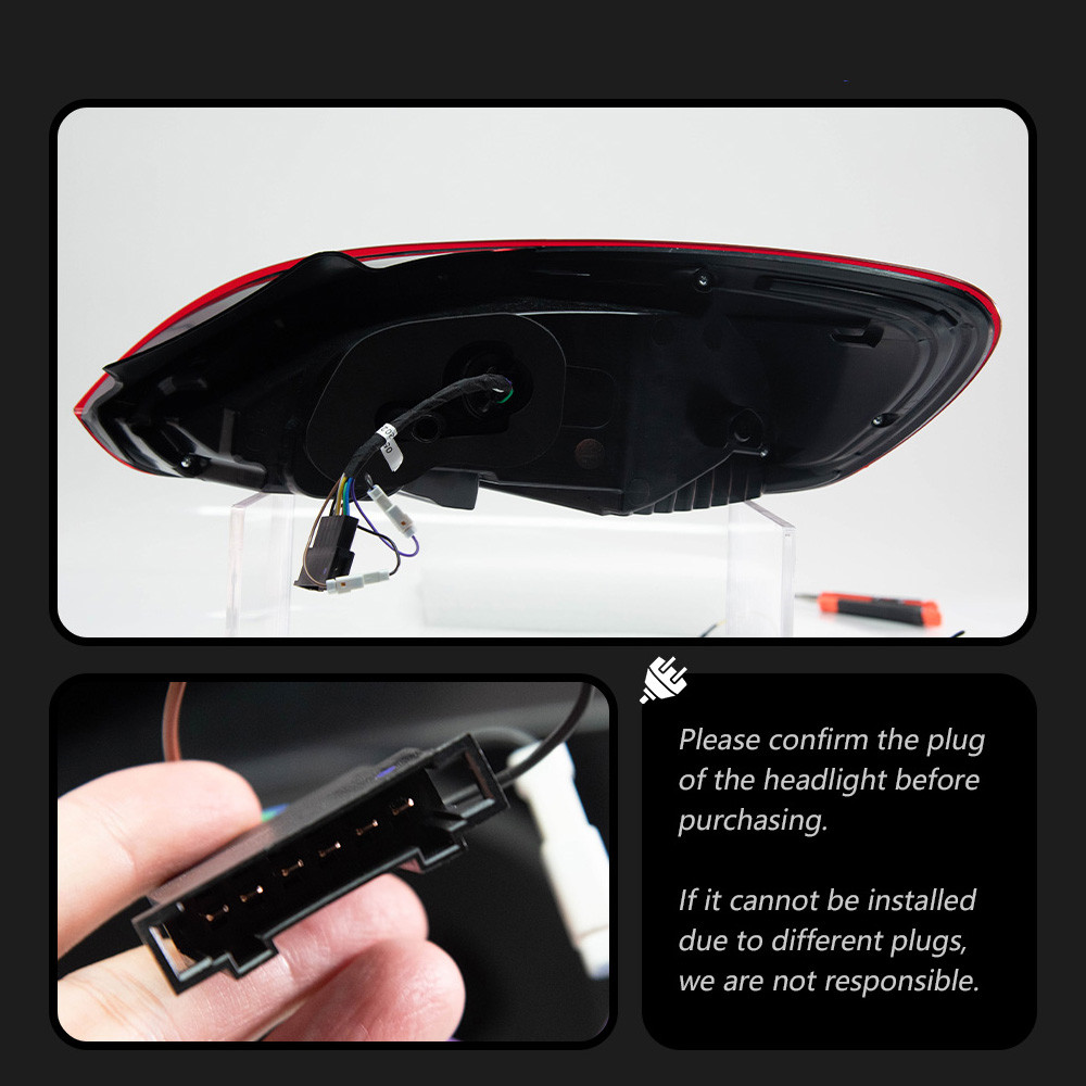 Auto Rear Lamp For VW Scirocco Tail light 2009-2014 Full LED Styling LED Running Lights Sequential Signal Taillight
