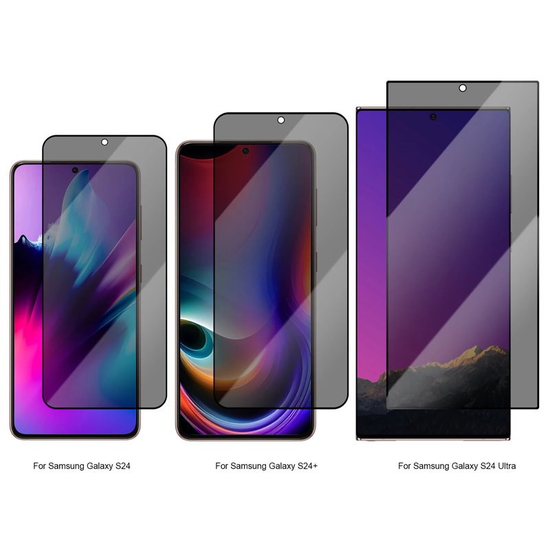 Full Cover Privacy Anti Spy Tempered Glass Screen Protector For Samsung S23 FE S24 Plus Ultra A15 A35 A55 A05 A05S A14 A24 A34 A54 A04 A13 A23 A33 A53