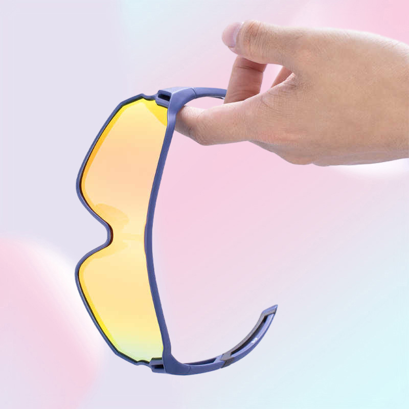 Outdoor Eyewear ROCKBROS Bicycle Pochromic Sunglasses Polarized Cycling Glasses UV400 Discoloration Bike Eyewear Equipment for
