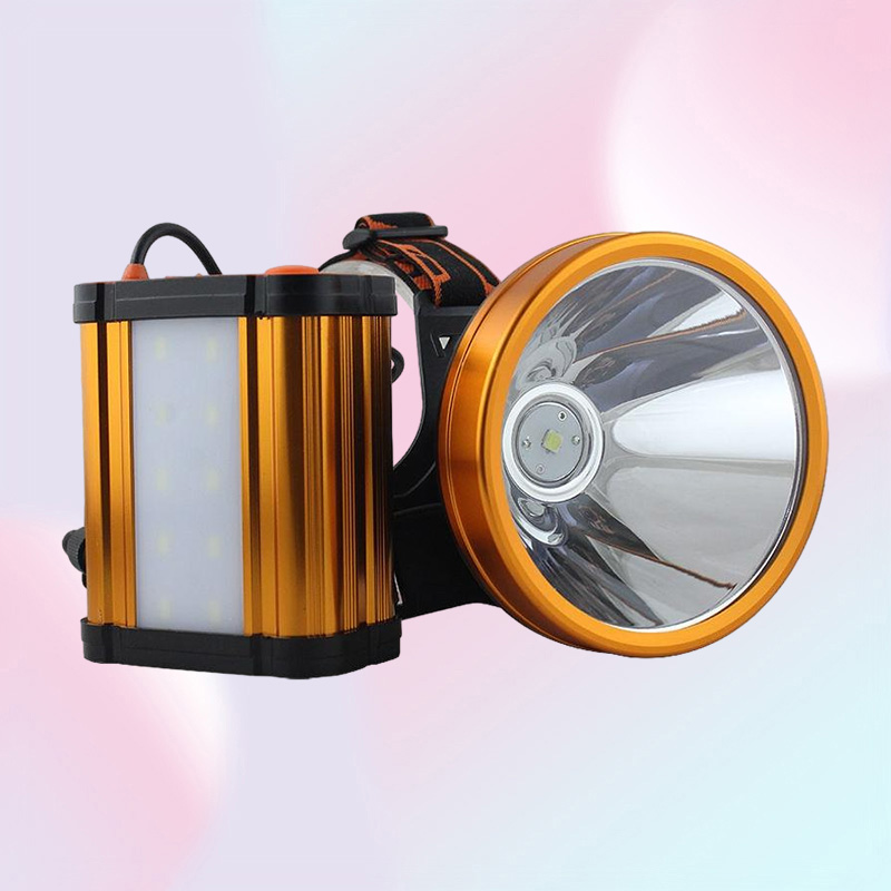 Headlamps Super Bright Headlight Strong Light Power Bank Waist Hanging HeadMounted Rechargeable Miner39s Lamp Durable