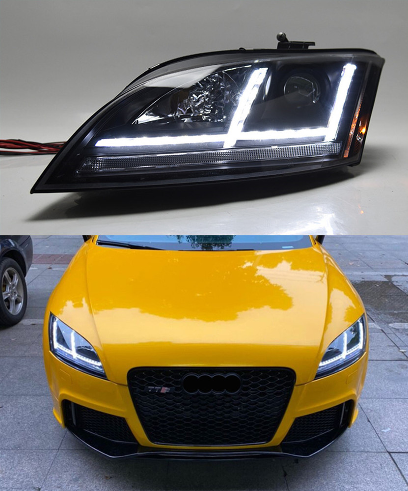 Car Turn Signal Head Light for Audi TT LED Headlight 2006-2012 Daytime Running Lamp Automotive Accessories