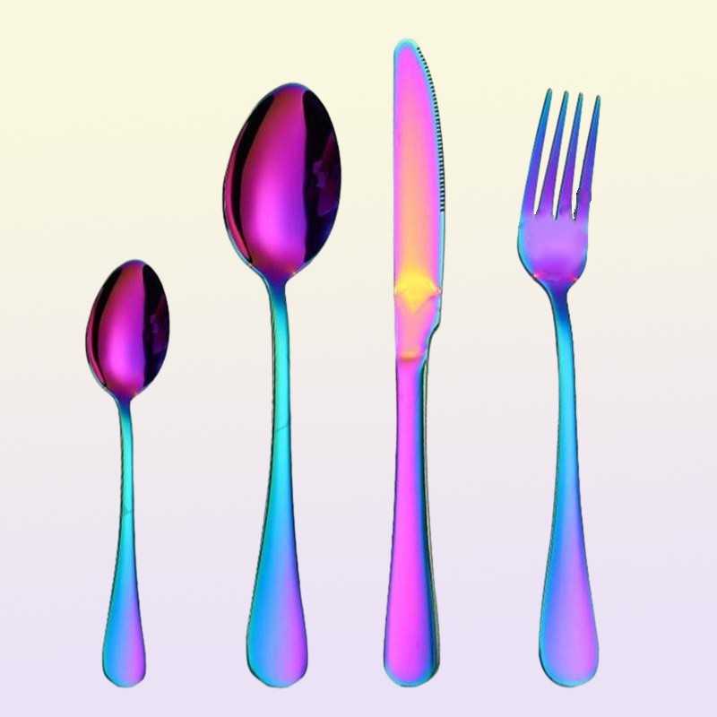 Flatware Sets More Choices 5pcsset 4pcsset Stainless Steel Set Grade Silverware Cutlery Utensils Include Knife Fork SpoonFlatwar7097677