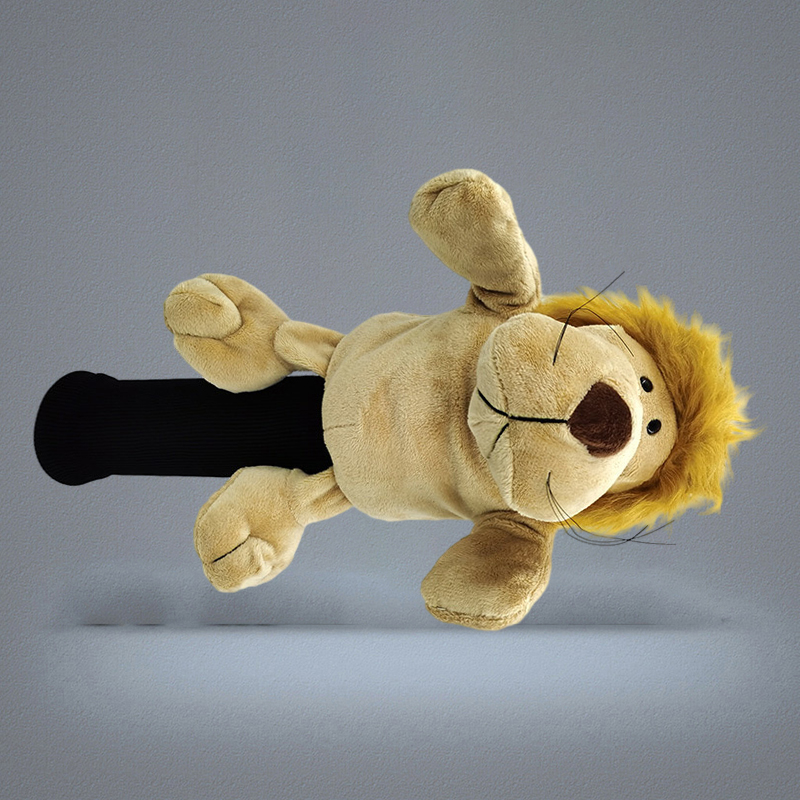 Cartoon Lion Golf Driver Headcover 460cc Animal Head Cover Golf Club Accessories 2 Colors Mascot Novelty Cute Gift 220722