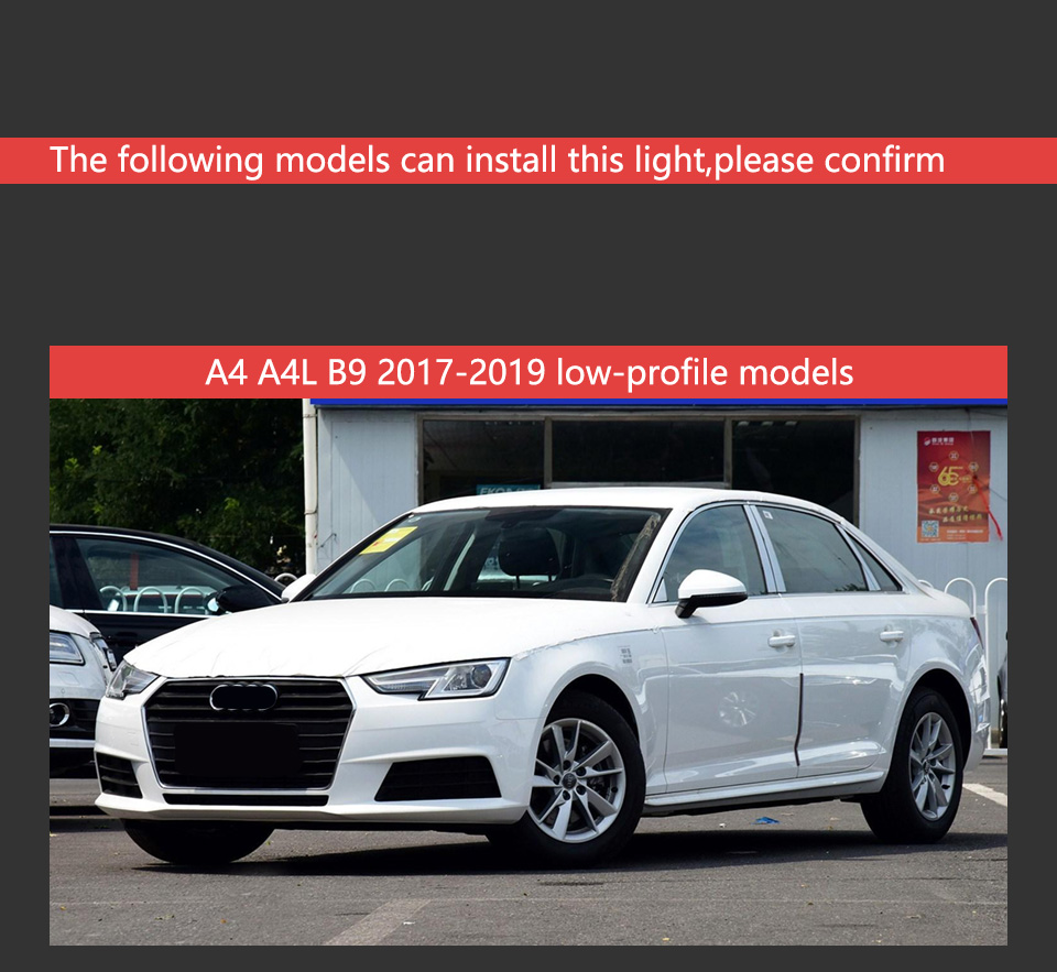 Car Light for Audi A4 B9 LED Daytime Running Headlight 2017-2021 Turn Signal High Beam Head Lamp Automotive Accessories