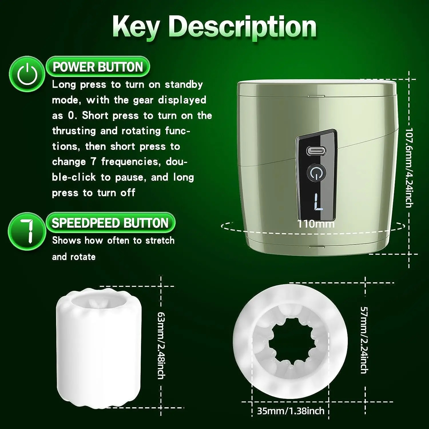 LCD Automatic Male Masturbator Telescopic Rotation Vagina Masturbation Adults Sex Toys for Men Piston Open-ended Mastubators Cup 240105