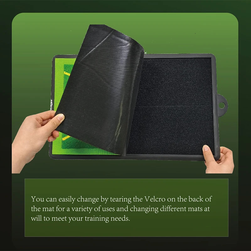 High Quality Golf Training Pad For Swing Detection Batting Ball Trace Directional Mat Swing Path Pads Swing Practice Pads 240104