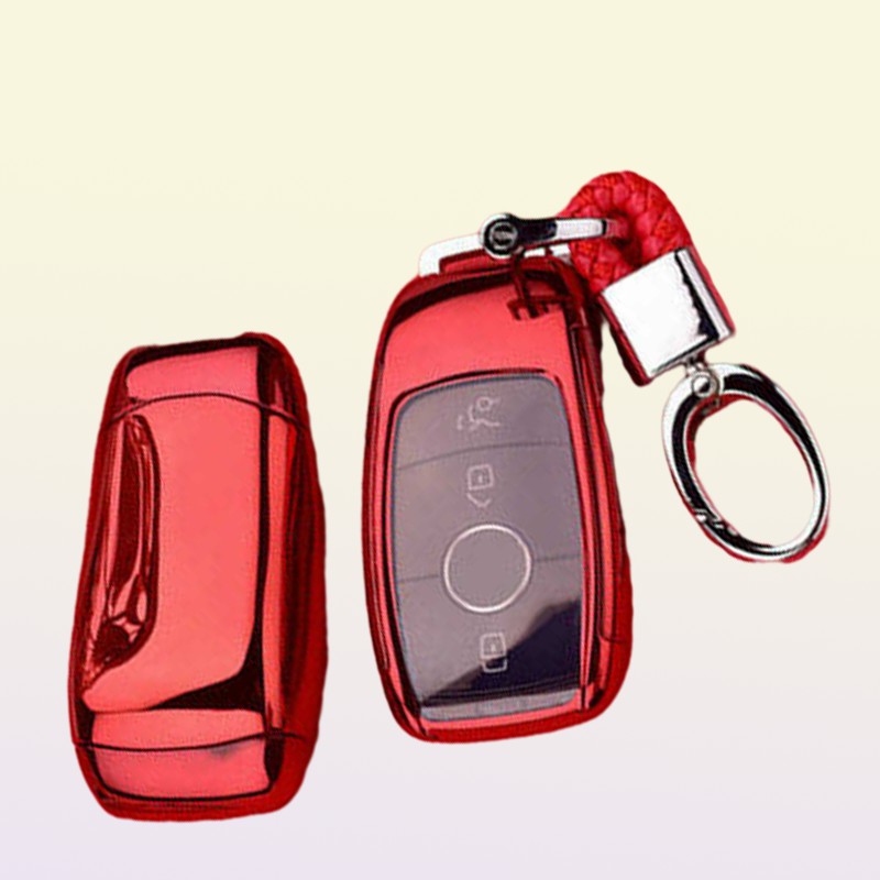 Car Key Hight quality Tpu Car Key Cover Case Shell Bag Protective Key Ring For Mercedes E Class W213 S class Access
