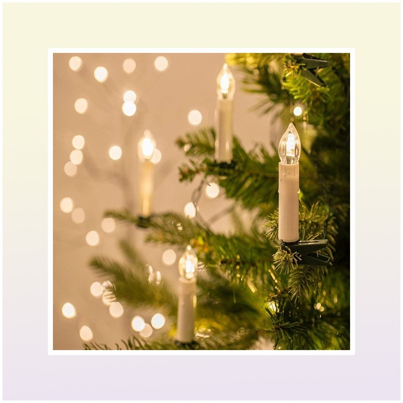 New Years LED Candles Flameless Remote Taper Candles Led Light for Home Dinner Party Christmas Tree Decoration Lamp Y2001091208133