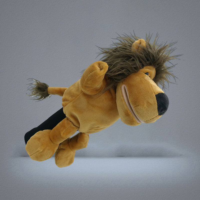 Cartoon Lion Golf Driver Headcover 460cc Animal Head Cover Golf Club Accessories 2 Colors Mascot Novelty Cute Gift 220722