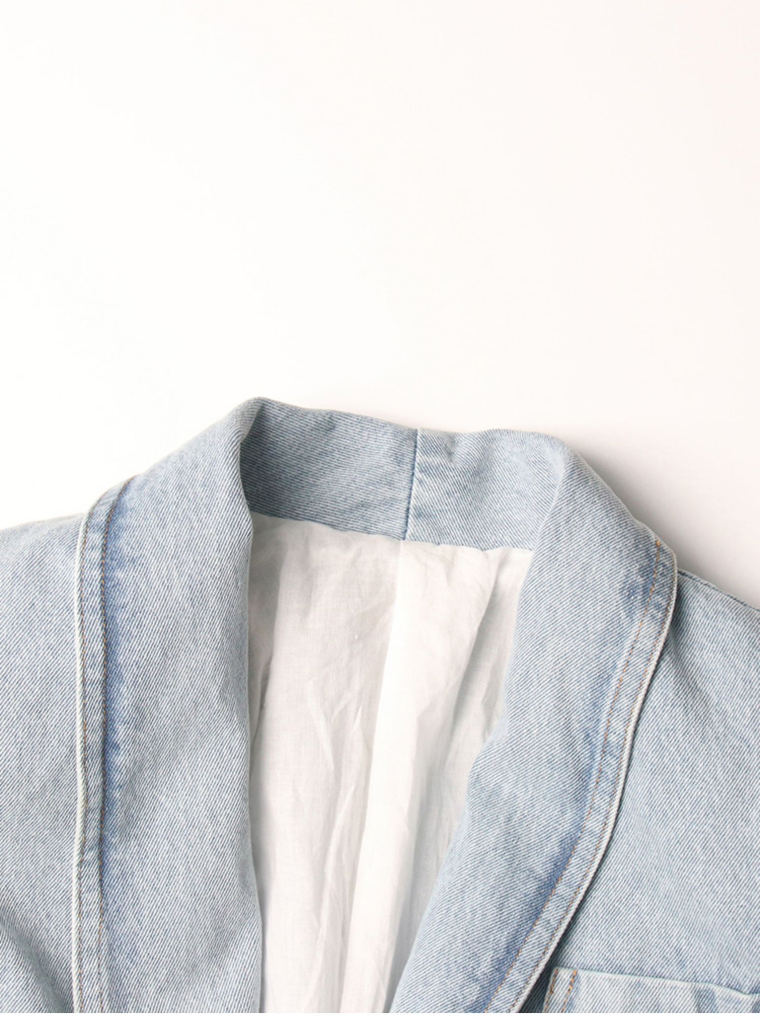 Women's spring new denim jeans diamonds rhinestone chains patchwork blazer coat and skirt twinset 2 pc dress suit SML