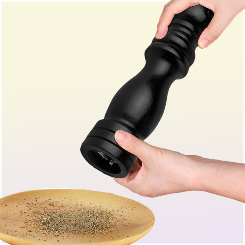 5quot 8quot 10quotKitchen Handheld Grinder salt Mill Coarse Adjustment For Pepper Grinders Spice Manual Food Wooden Tools Ki6790155