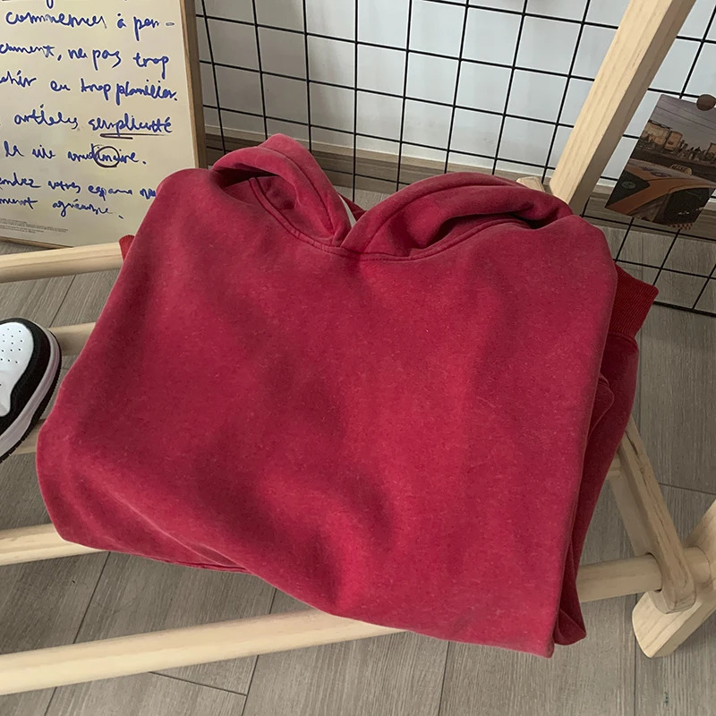 Privathinker Men Washed Hoody Vintage Y2K Autumn Streetwear Baggy Clothing Fashion Harajuku Man Casual Sweatshirts 240105