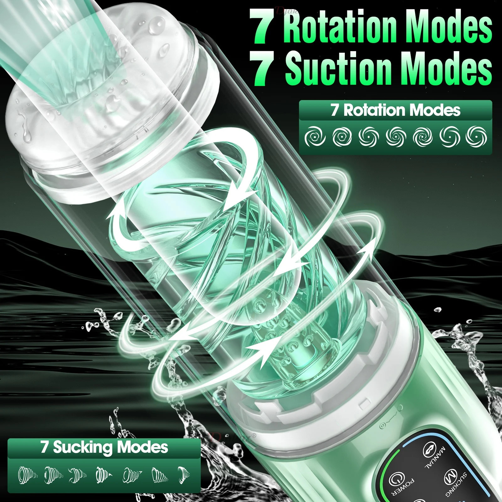 Automatic Male Masturbator Cup LED Display Sucking Vibration Blowjob Real Vagina Pocket Adults Sex Machines Toys For Men Man 240105