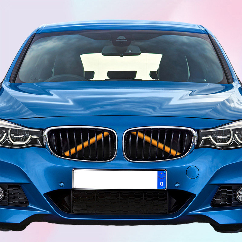 Front Kidney Grille Trim Covers Frame Decorative Strips For BMW F20 F22 F21 F30 F32 F36 F23 F31 F33 1 2 3 4 Series Car Styling