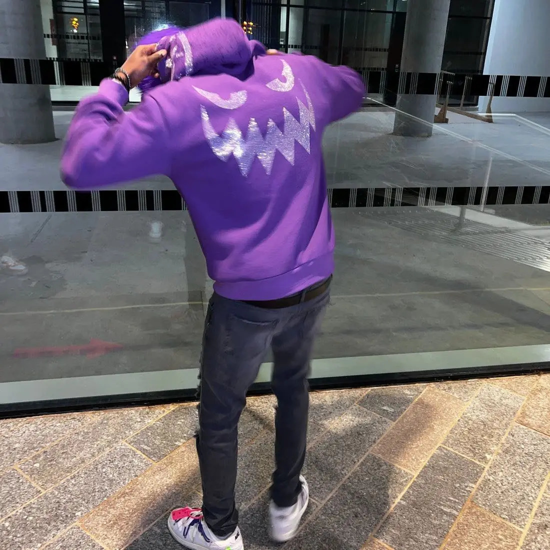 European and American Y2k male goth diamond hooded female hip-hop zipper long-sleeved autumn and winter Harajuku sweatshirt 240104