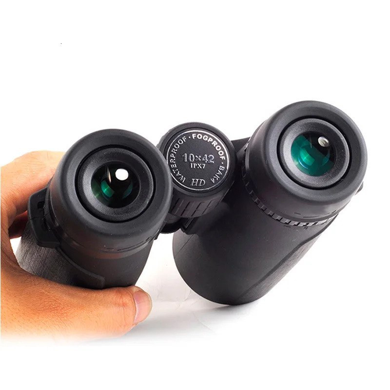 Wide Angle HD Binoculars BAK4 Prism System Waterproof 10x42 High Magnification Remote Telescope Preferred For Hunting Hiking 240104