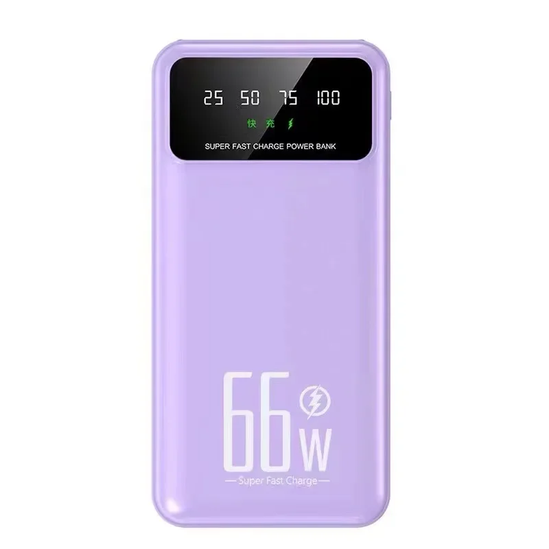 New 100000mAh Power Bank Lightweight Portable High Capacity Super Fast Charging Digital Display For Xiaomi Samsung Huawei IPhone