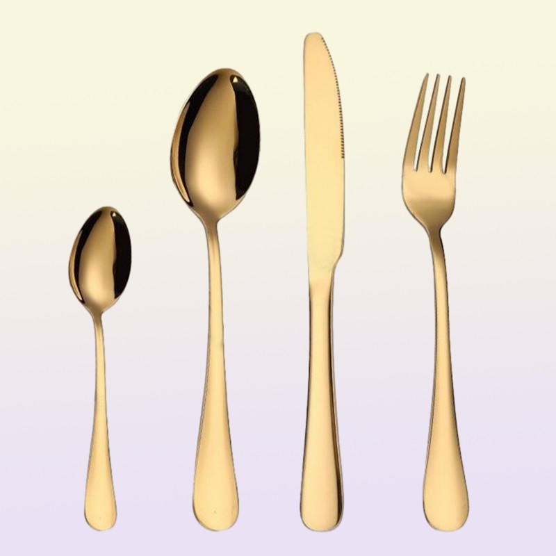 Flatware Sets More Choices 5pcsset 4pcsset Stainless Steel Set Grade Silverware Cutlery Utensils Include Knife Fork SpoonFlatwar7097677