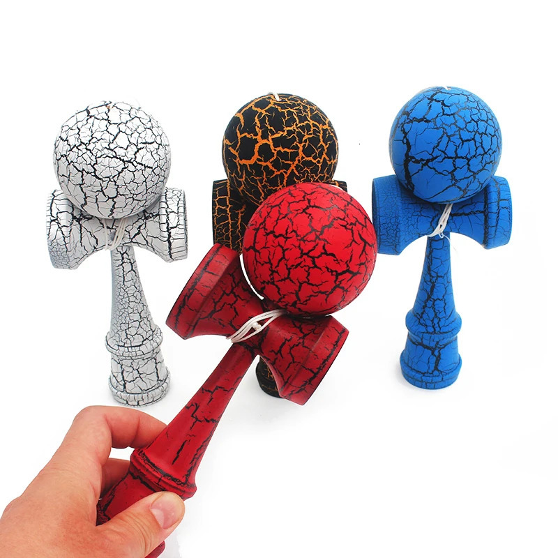 High Quality Wooden Outdoor Sport Toys Kendama Crack Beech Wood Toy Balls Kids Adult Toys Outdoor Juggling Ball Birthday Gift 240105